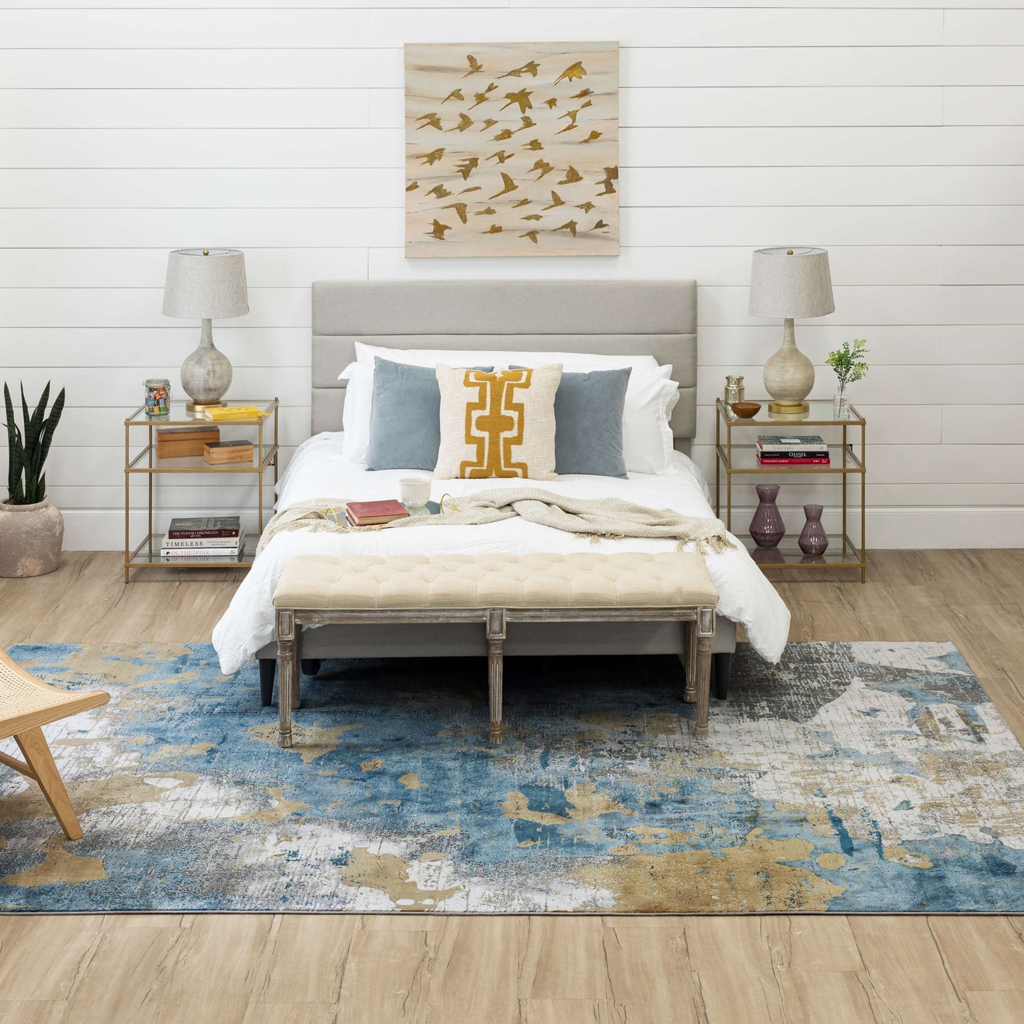 Tryst Nuvole Grey Blue
