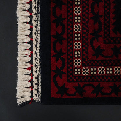 Yagcibedir Pattern Burgundy Turkish Rug
