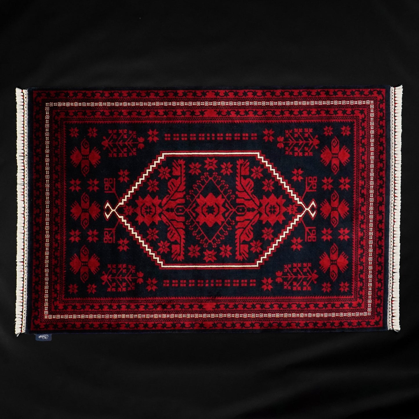 Yagcibedir Pattern Burgundy Turkish Rug