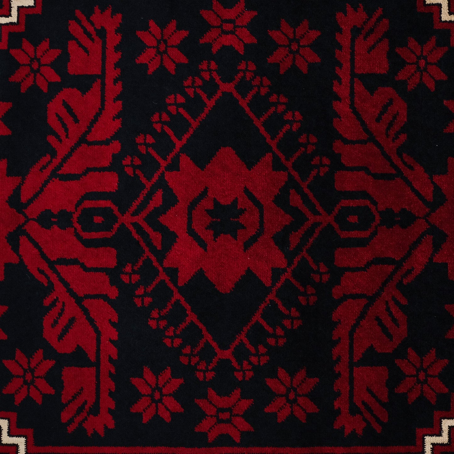 Yagcibedir Pattern Burgundy Turkish Rug