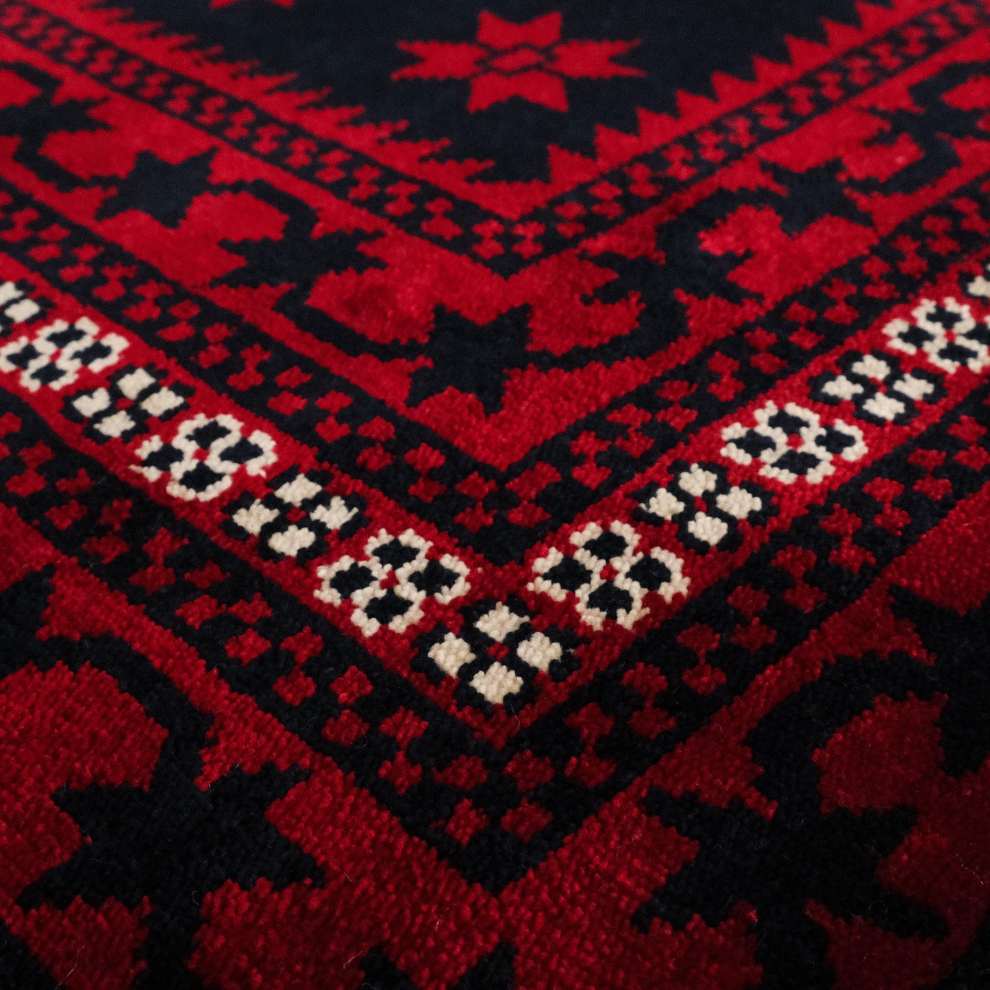 Yagcibedir Pattern Burgundy Turkish Rug