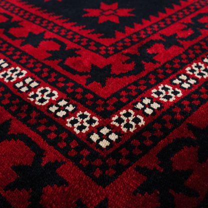 Yagcibedir Pattern Burgundy Turkish Rug