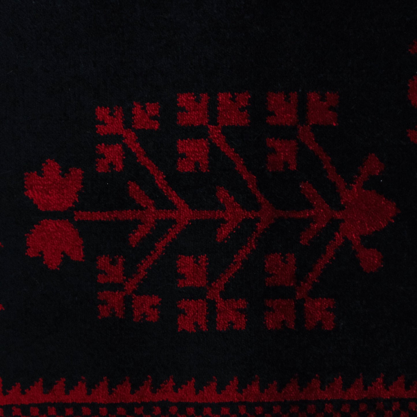 Yagcibedir Pattern Burgundy Turkish Rug