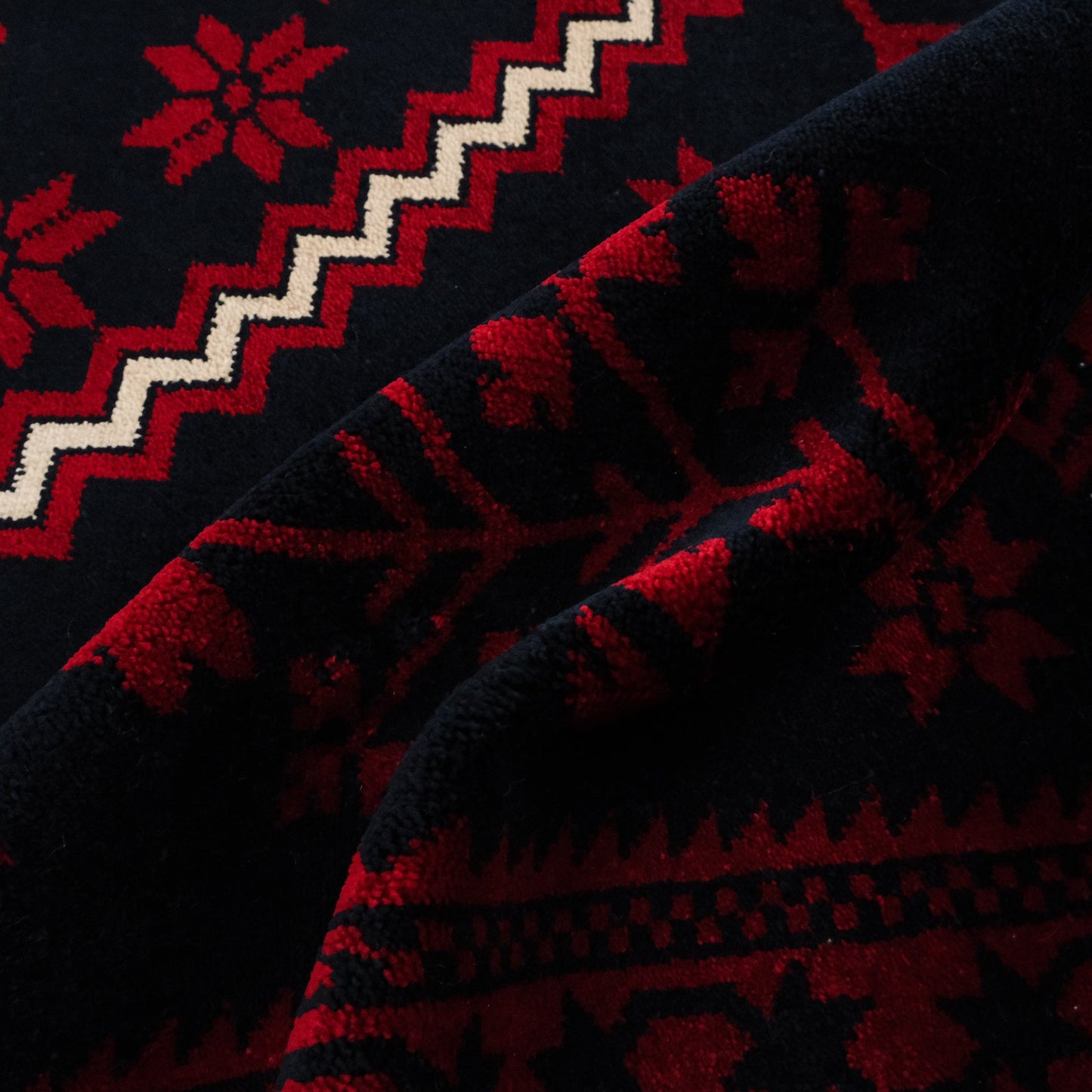 Yagcibedir Pattern Burgundy Turkish Rug