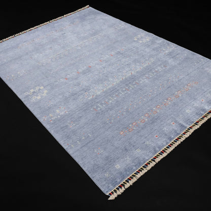Geometric Pattern Modern Oushak Anatolian Rug