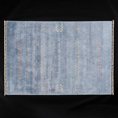 Geometric Pattern Modern Oushak Anatolian Rug