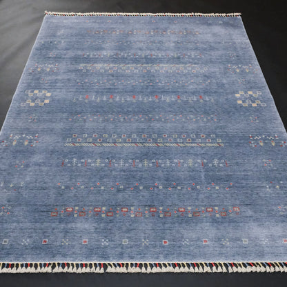 Geometric Pattern Modern Oushak Anatolian Rug