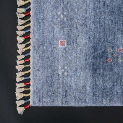 Geometric Pattern Modern Oushak Anatolian Rug