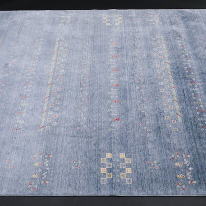 Geometric Pattern Modern Oushak Anatolian Rug