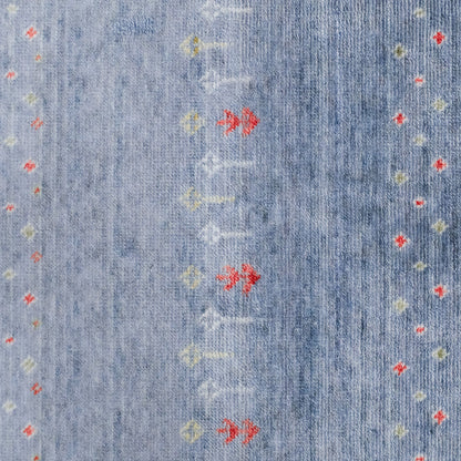 Geometric Pattern Modern Oushak Anatolian Rug