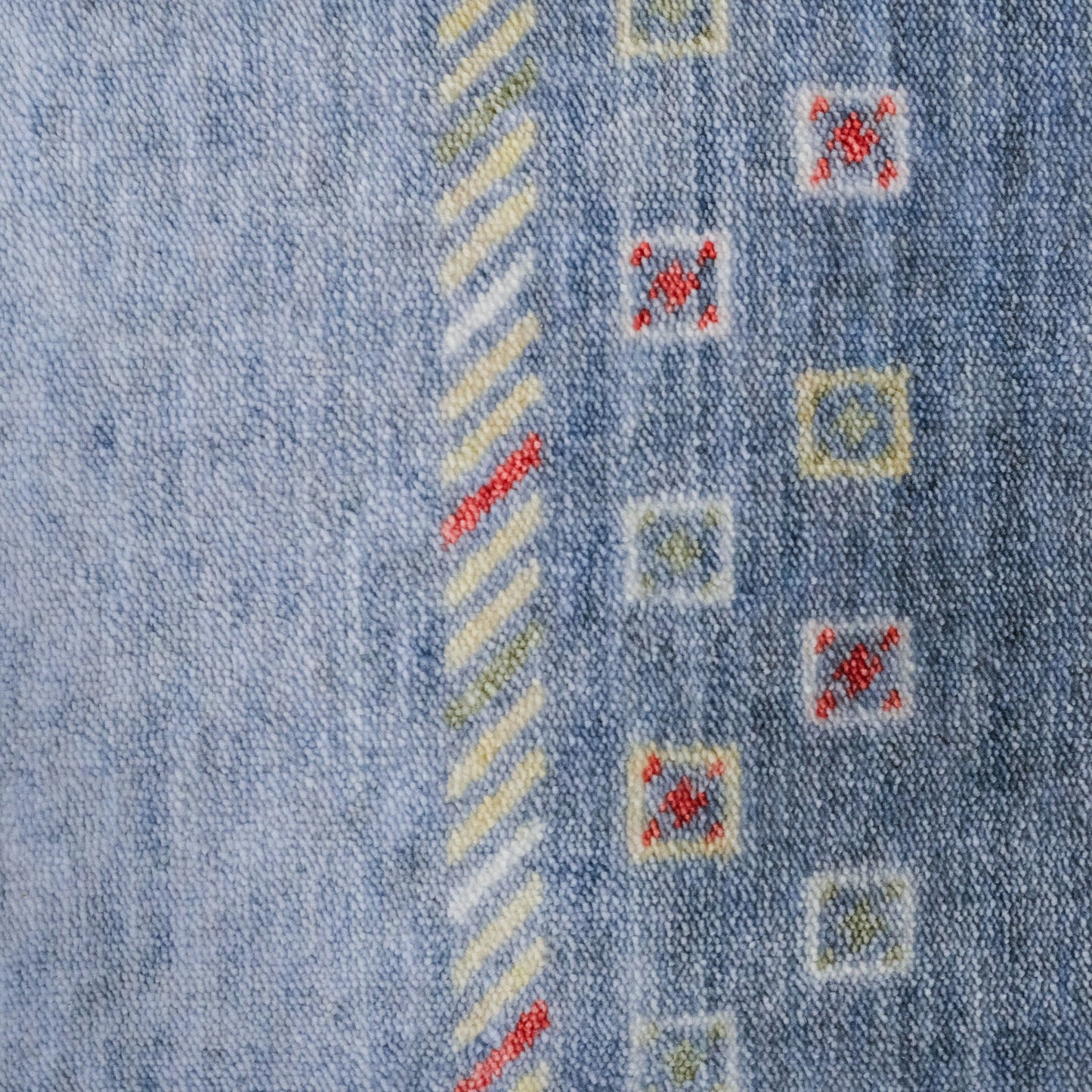 Geometric Pattern Modern Oushak Anatolian Rug