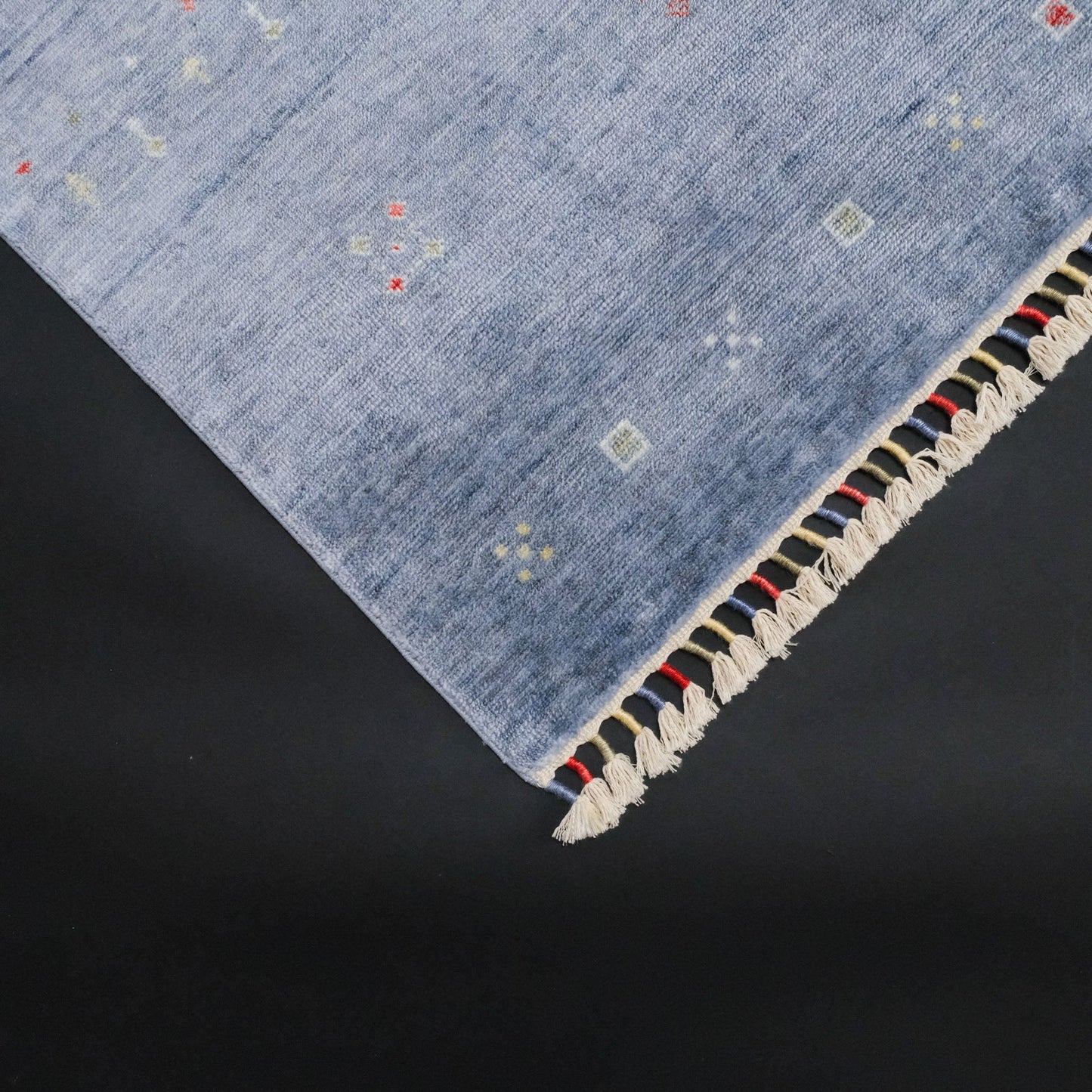 Geometric Pattern Modern Oushak Anatolian Rug